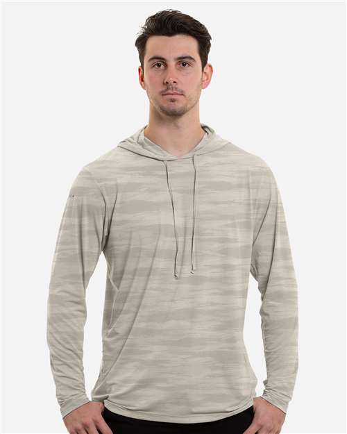Men's Low Pro Tech Camo Hooded Long Sleeve T-Shirt
