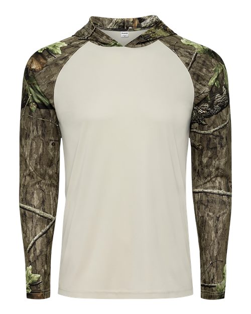 Men's Biloxi Performance Colorblocked Hooded Long Sleeve T-Shirt