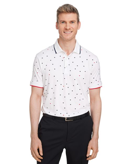 Men's Volition Skylight Patriotic Polo Image 1