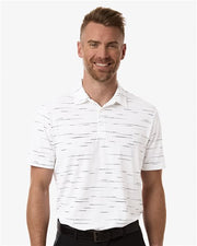Men's Ultimate365 Mesh Glimmer Print Polo Image 1