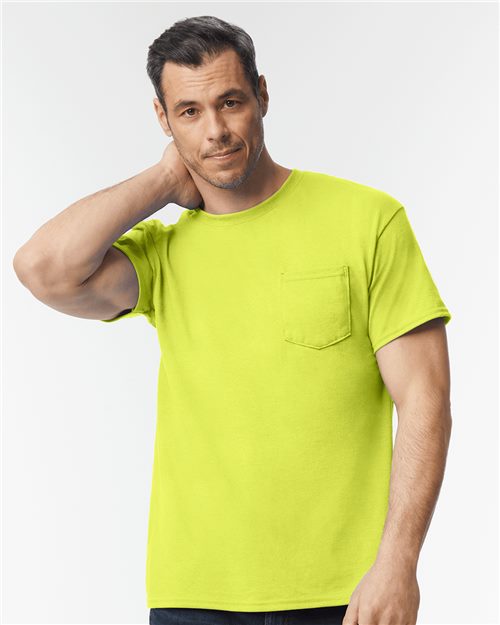 Unisex DryBlend® Pocket T-Shirt Image 1