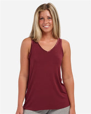 Women's Bamboo V-Neck Tank Top Image 1