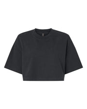 Women's Garment-Dyed Cropped Tee Image 1