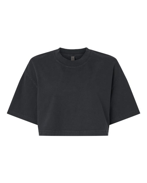 Women's Garment-Dyed Cropped Tee Image 1