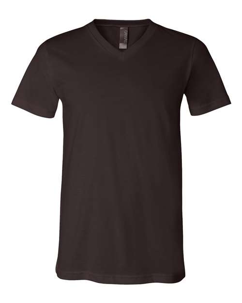 Unisex Jersey V-Neck Tee Image 5