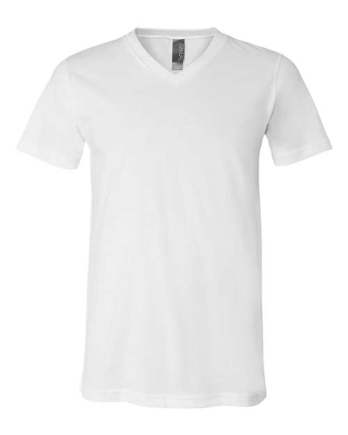 Unisex Jersey V-Neck Tee Image 27
