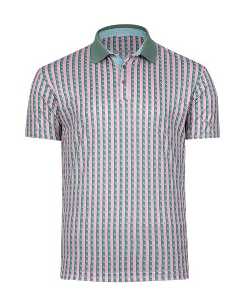 Men's Greens Piqué Polo Image 1