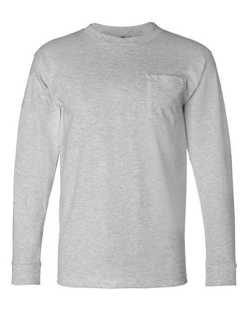 Unisex USA-Made Long Sleeve Pocket T-Shirt Image 5