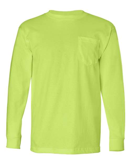 Unisex USA-Made Long Sleeve Pocket T-Shirt Image 7