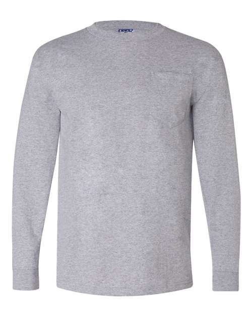 Unisex Union-Made Long Sleeve Pocket T-Shirt Image 3