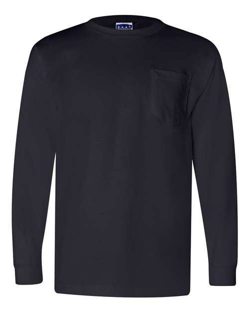 Unisex Union-Made Long Sleeve Pocket T-Shirt Image 5