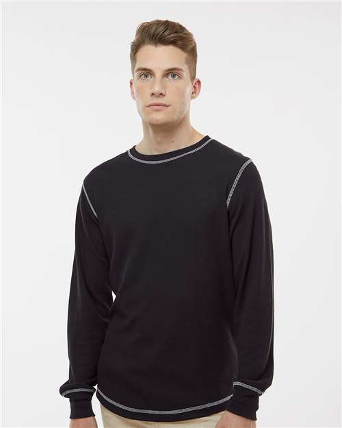 Men's Vintage Thermal Long Sleeve T-Shirt Image 2