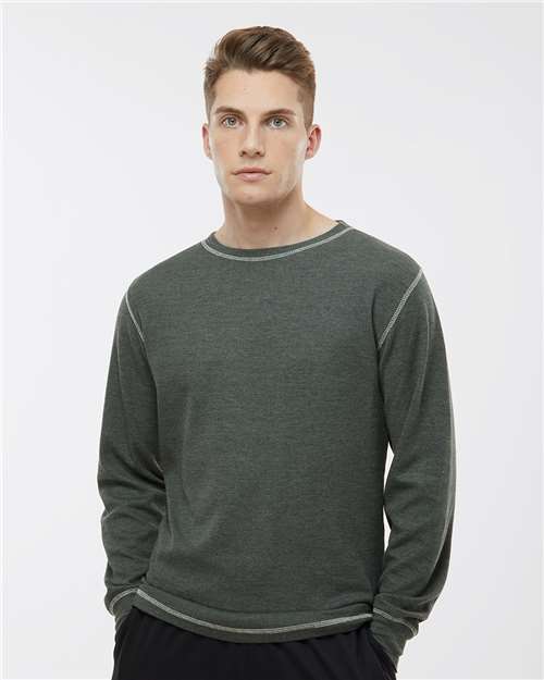 Men's Vintage Thermal Long Sleeve T-Shirt Image 3
