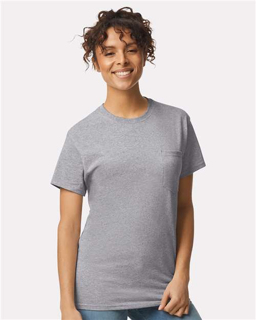 Unisex Ultra Cotton® Pocket T-Shirt Image 15