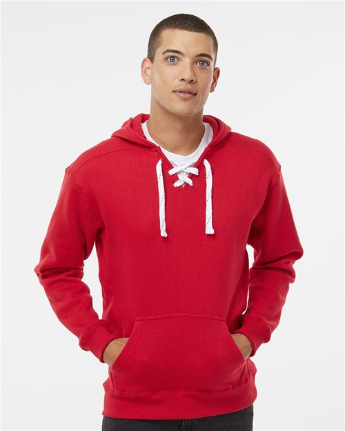 Men's Sport Lace Hooded Sweatshirt Image 1