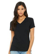 Women’s Relaxed Jersey V-Neck Tee Image 1