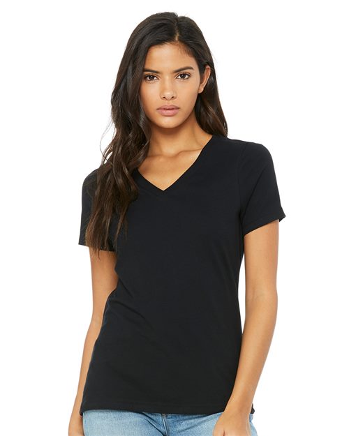 Women’s Relaxed Jersey V-Neck Tee Image 1