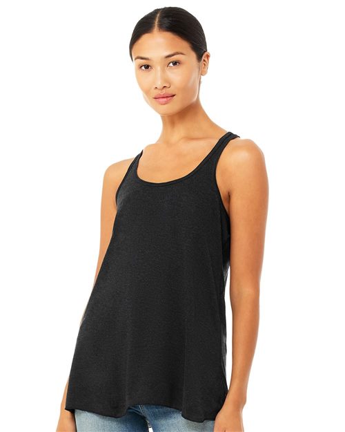 Women's Flowy Racerback Tank Image 1