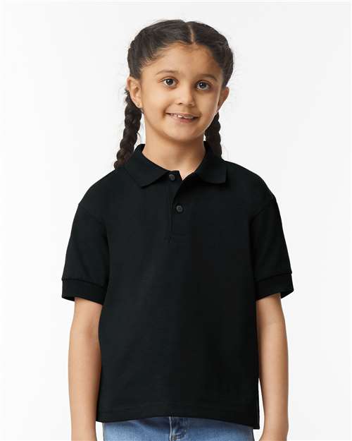 Youth DryBlend® Jersey Polo Image 2