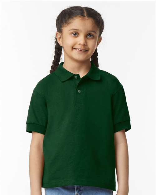 Youth DryBlend® Jersey Polo Image 3