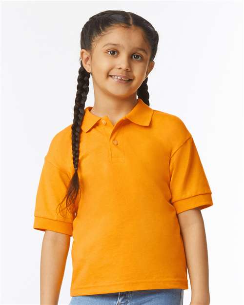 Youth DryBlend® Jersey Polo Image 4