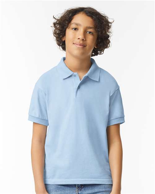 Youth DryBlend® Jersey Polo Image 5