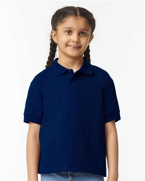 Youth DryBlend® Jersey Polo Image 7