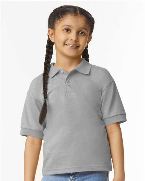 Youth DryBlend® Jersey Polo Image 10