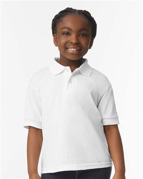Youth DryBlend® Jersey Polo Image 11