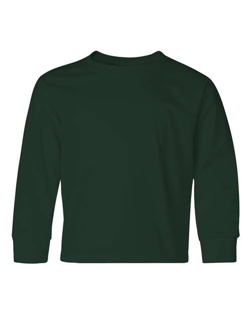 Youth Dri-Power® Long Sleeve 50/50 T-Shirt Image 4