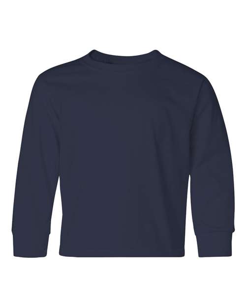 Youth Dri-Power® Long Sleeve 50/50 T-Shirt Image 5