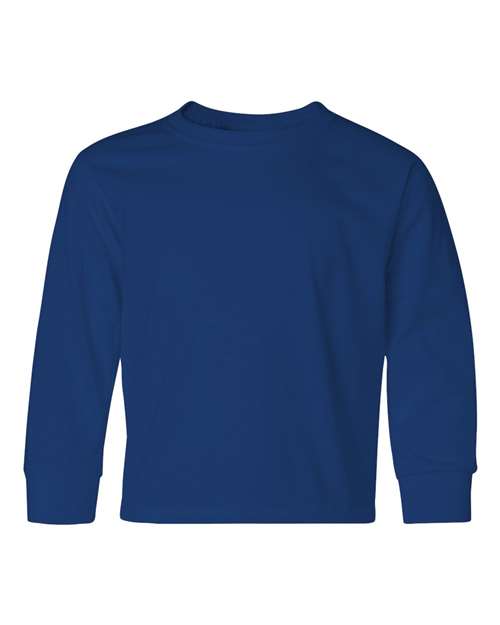 Youth Dri-Power® Long Sleeve 50/50 T-Shirt Image 7