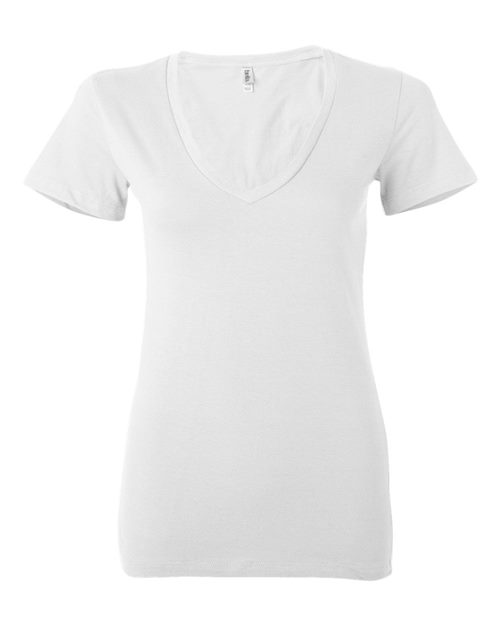 Women’s Jersey Deep V-Neck Tee Image 1