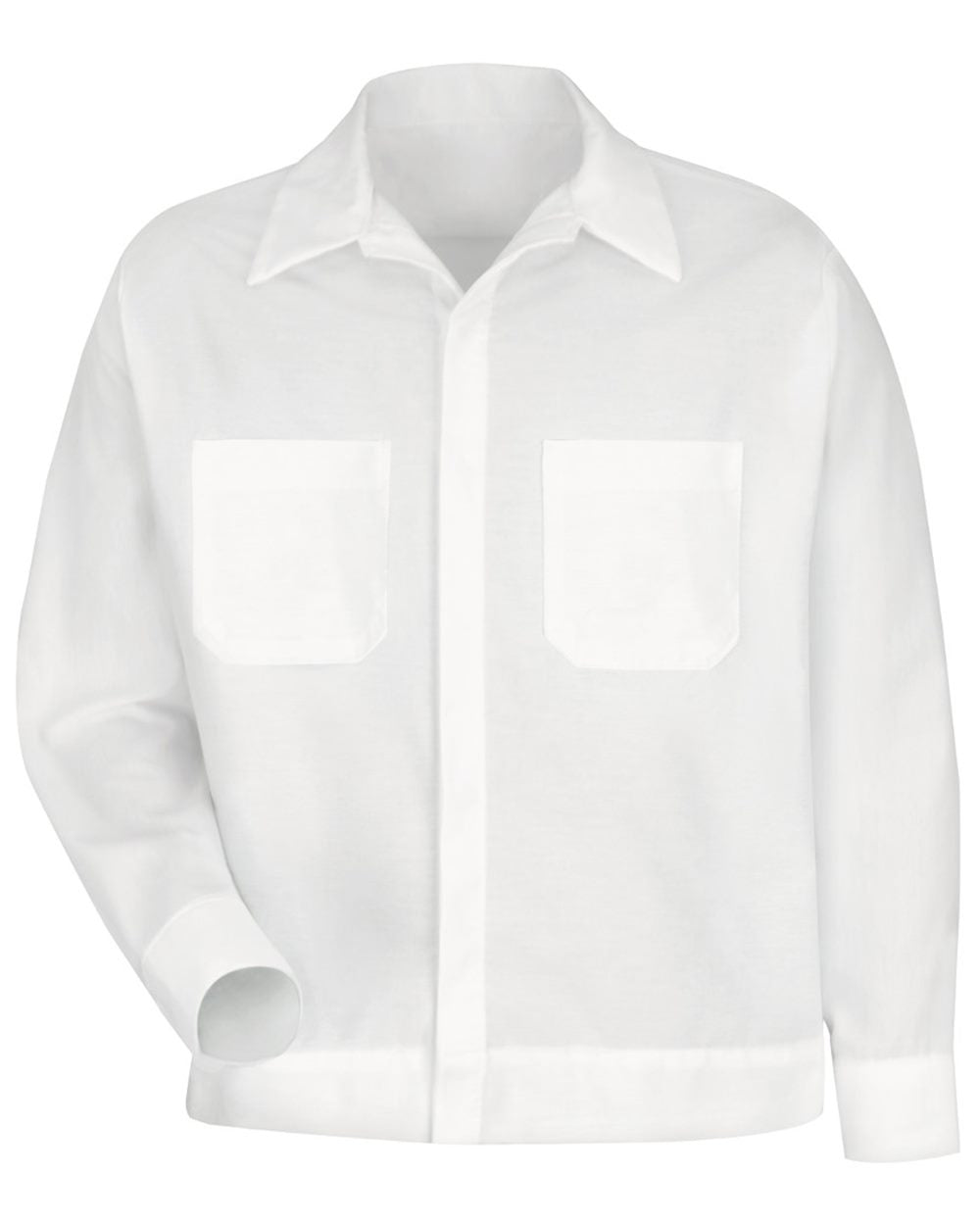 Men's Button-Front Shirt Jacket