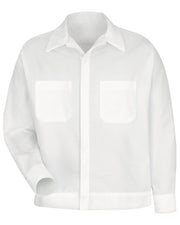Men's Button-Front Shirt Jacket