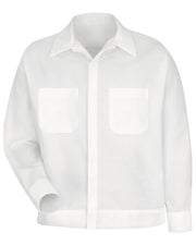 Men's Button-Front Shirt Jacket