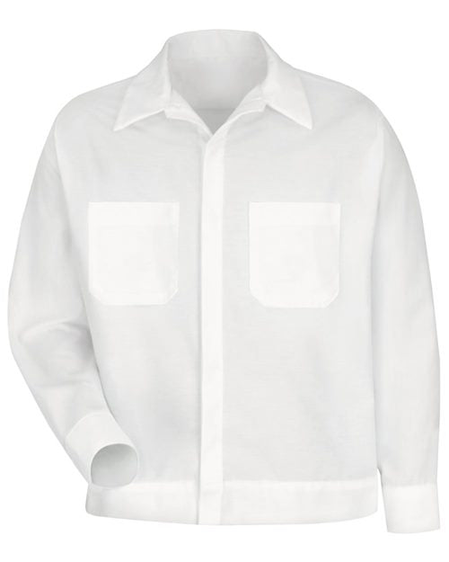 Men's Button-Front Shirt Jacket