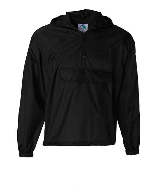Unisex Packable Half-Zip Hooded Pullover Jacket Image 2