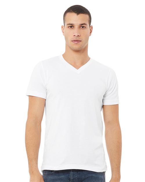 Unisex Jersey V-Neck Tee Image 1