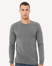 Unisex Triblend Long Sleeve Tee Image 1
