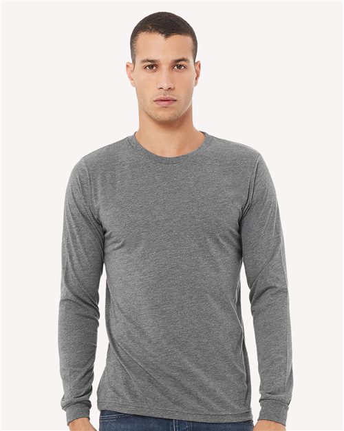 Unisex Triblend Long Sleeve Tee Image 1