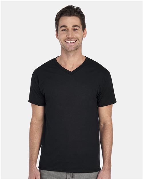 HD Cotton V-Neck T-Shirt Image 1