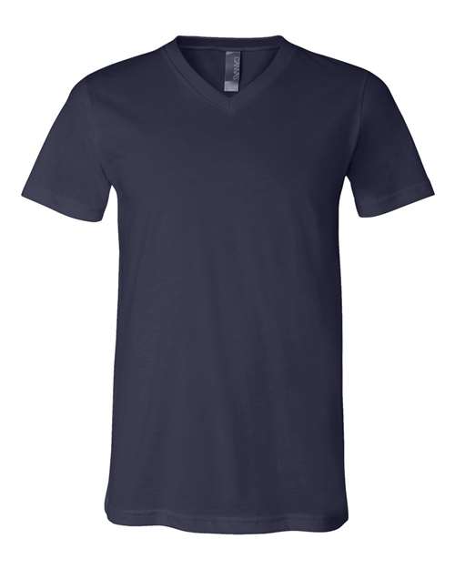 Unisex Jersey V-Neck Tee Image 17