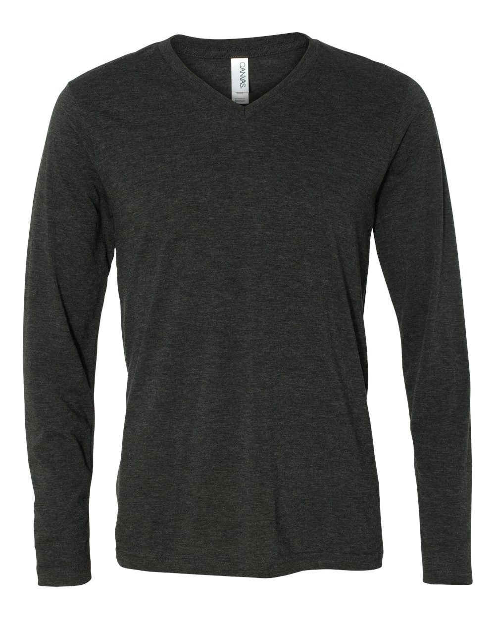 Unisex Long Sleeve V-Neck Tee