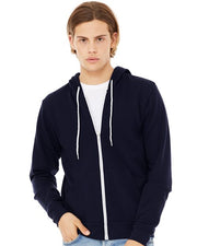Unisex Sponge Fleece Full-Zip Hoodie Sweatshirt Image 1