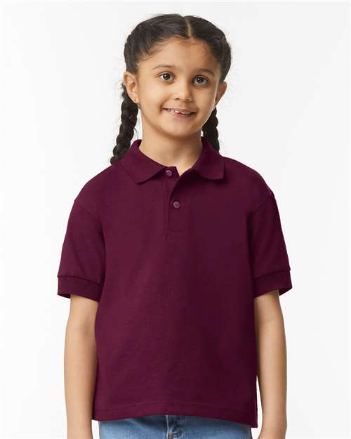 Youth DryBlend® Jersey Polo Image 6