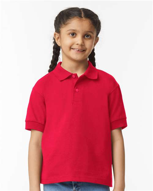 Youth DryBlend® Jersey Polo Image 8
