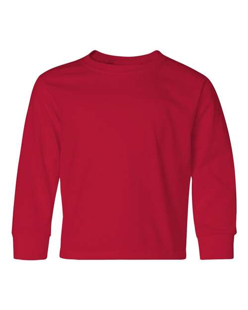Youth Dri-Power® Long Sleeve 50/50 T-Shirt Image 9