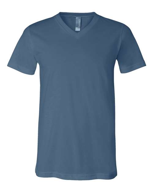 Unisex Jersey V-Neck Tee Image 22