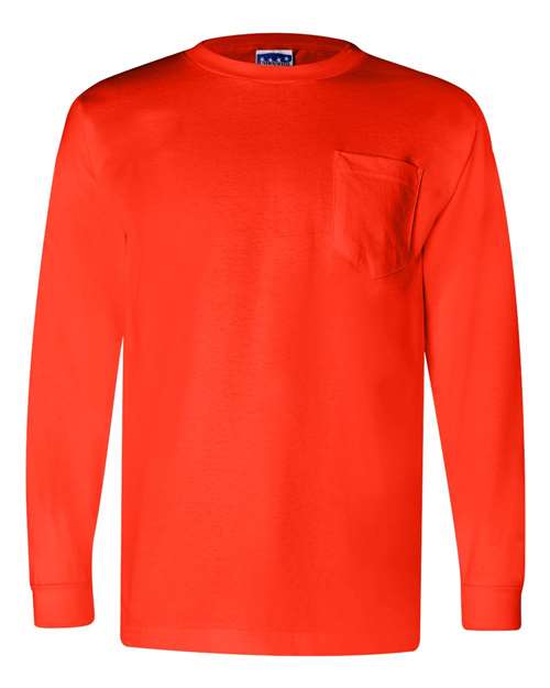 Unisex Union-Made Long Sleeve Pocket T-Shirt Image 6